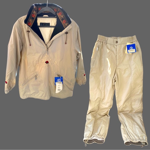 Embroidered Bogner Ski Jacket (Size 8) And Matching Pants (Size 10) New W/Tag - Picture 1 of 11